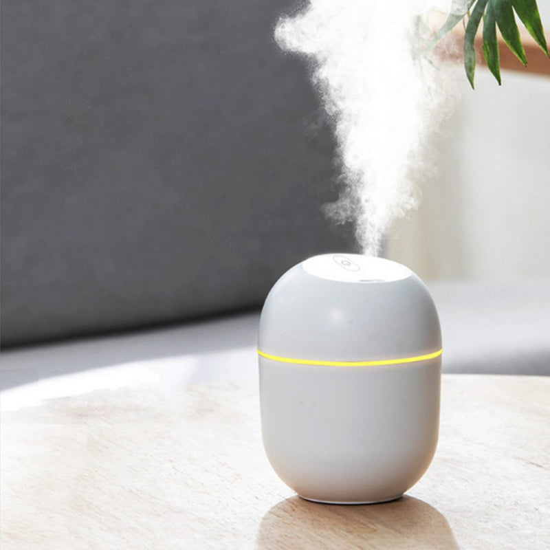 200ml Mini Portable Humidifier with USB Charging &amp; LED Night Light