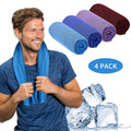 4 Packs Cooling Towel, Cooling Towels for Neck and Face Cool Towel for Fitness Sports Towel