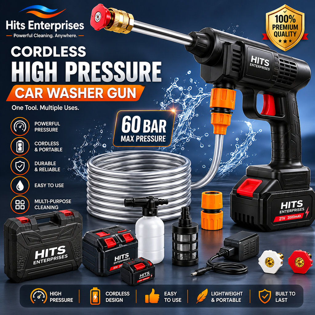 Cordless High Pressure Washer Gun