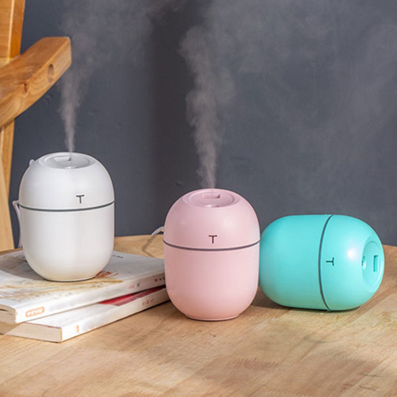 200ml Mini Portable Humidifier with USB Charging &amp; LED Night Light