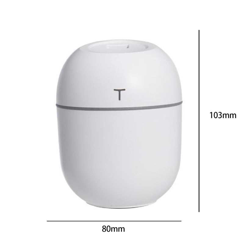 200ml Mini Portable Humidifier with USB Charging &amp; LED Night Light
