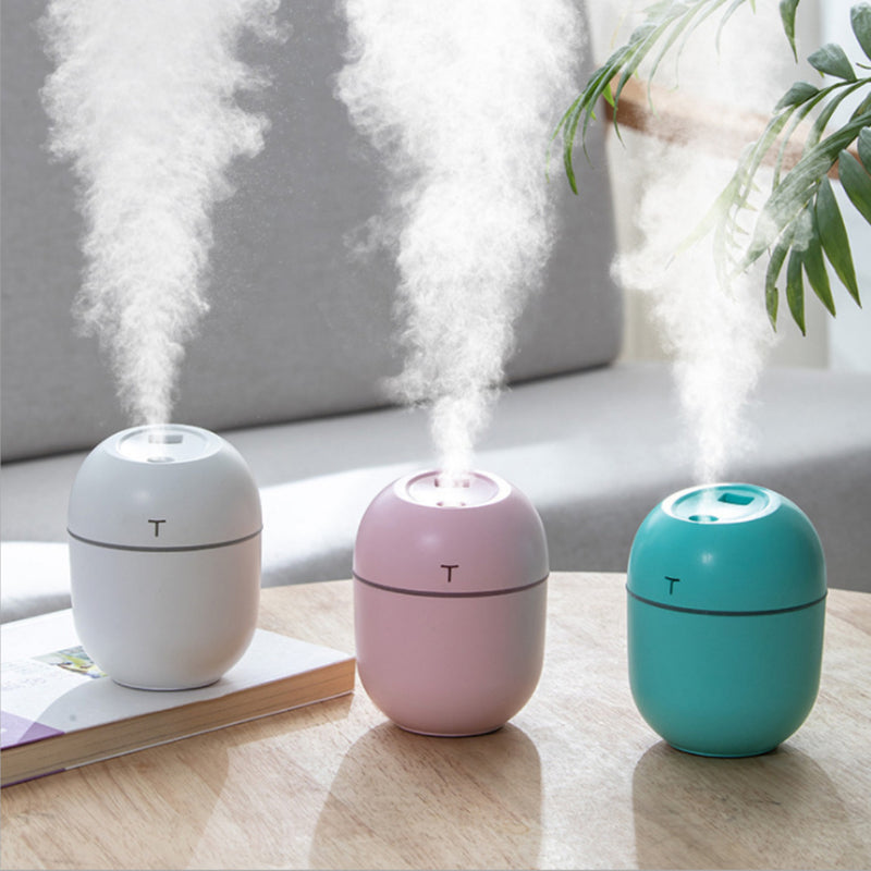 200ml Mini Portable Humidifier with USB Charging &amp; LED Night Light