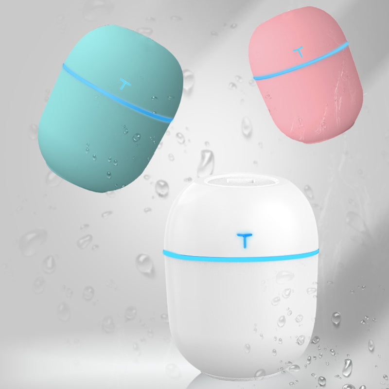 600ml Anti-Gravity Cool Mist Humidifier With Clock & Aroma Diffuser For Office And Bedroom
