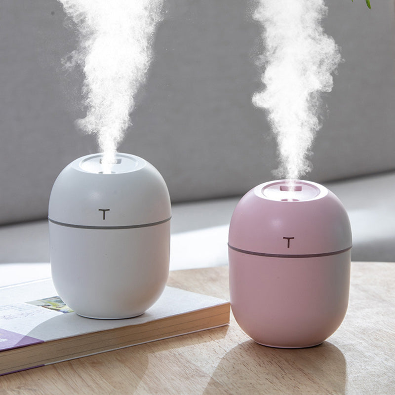 200ml Mini Portable Humidifier with USB Charging &amp; LED Night Light